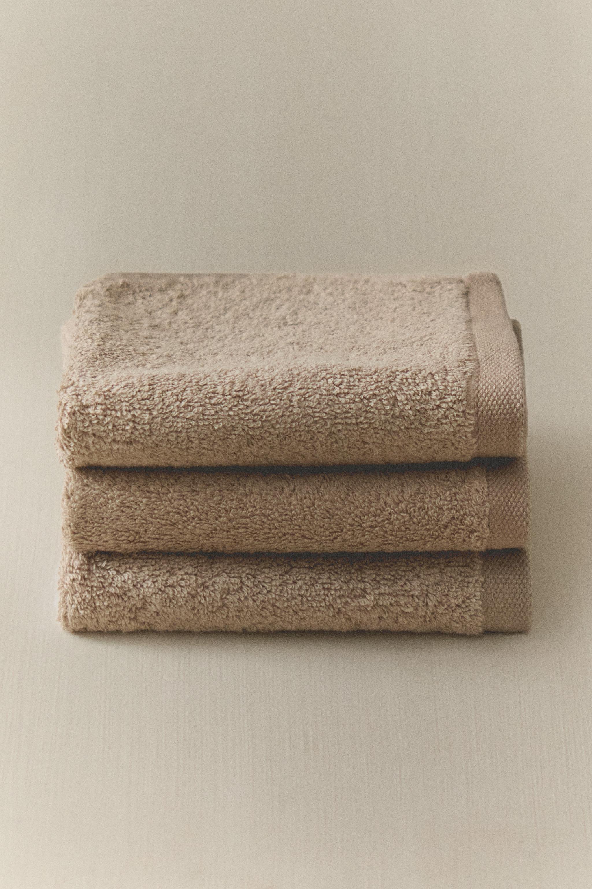 LOT 3 SERVIETTES INVITÉ COTON PREMIUM